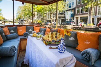Amsterdam Canal Cruise in Classic Salon Boat With Drinks and Cheese - Guide Commentary That Turns Views Into Meaning