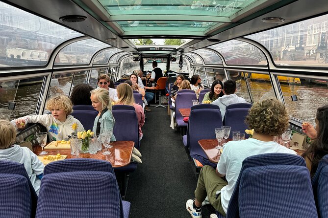 Amsterdam Cheese and Wine Canal Cruise - Westerkerk and the “87-meter” tower moment