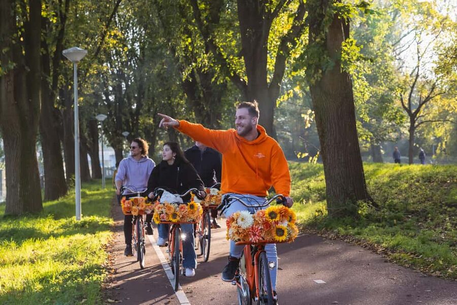Amsterdam: Cheese Tasting, Windmill & Countryside Bike Tour - Windmill stop reality check: De Gooyer vs the Zaanse Schans feel