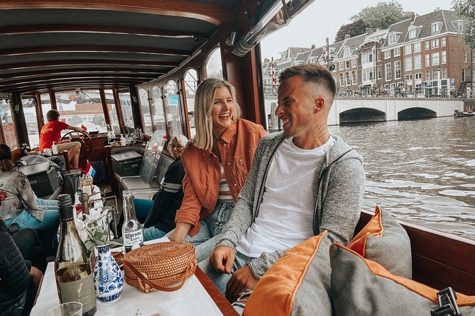 Amsterdam Classic Saloon Boat Cruise with Drinks and Cheese - Drinks and cheese: a fun perk that can change how you feel on board