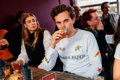 Amsterdam Guided Craft Beer Tasting with Cheese & Sausauge - What you actually get: 5 beers plus Dutch cheese and sausage