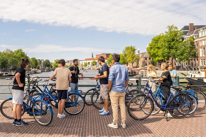 Amsterdam Small-Group Bike Tour With Canal Cruise, Drinks, Cheese - Museumplein and the big-park reset