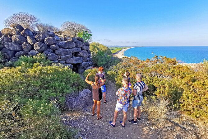 Archeology, visit to a vineyard and wine and pecorino cheese tasting - Nuraghe di Osalla: the archaeology stop with real sea views