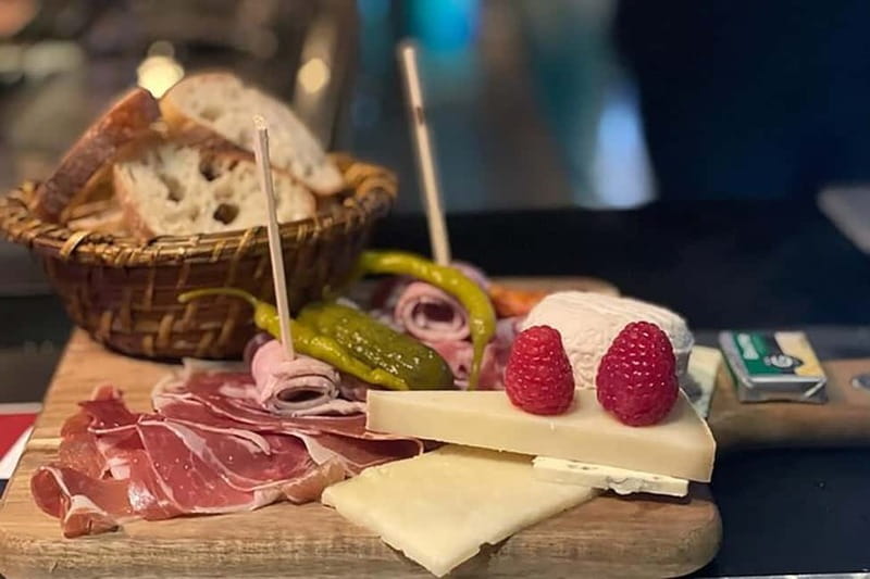 Bordeaux Night Walk ending with Wine and cheese Tasting - The Finale: French Charcuterie or Lebanese Mezze With Bordeaux Wine