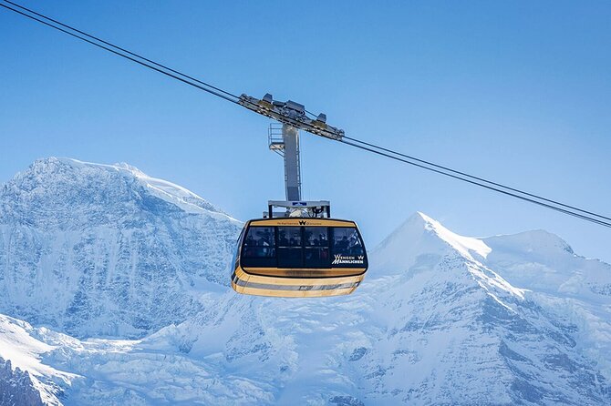 Cheese and chocolate on mountain summit - Getting there from Grindelwald: car-free means gondola or train