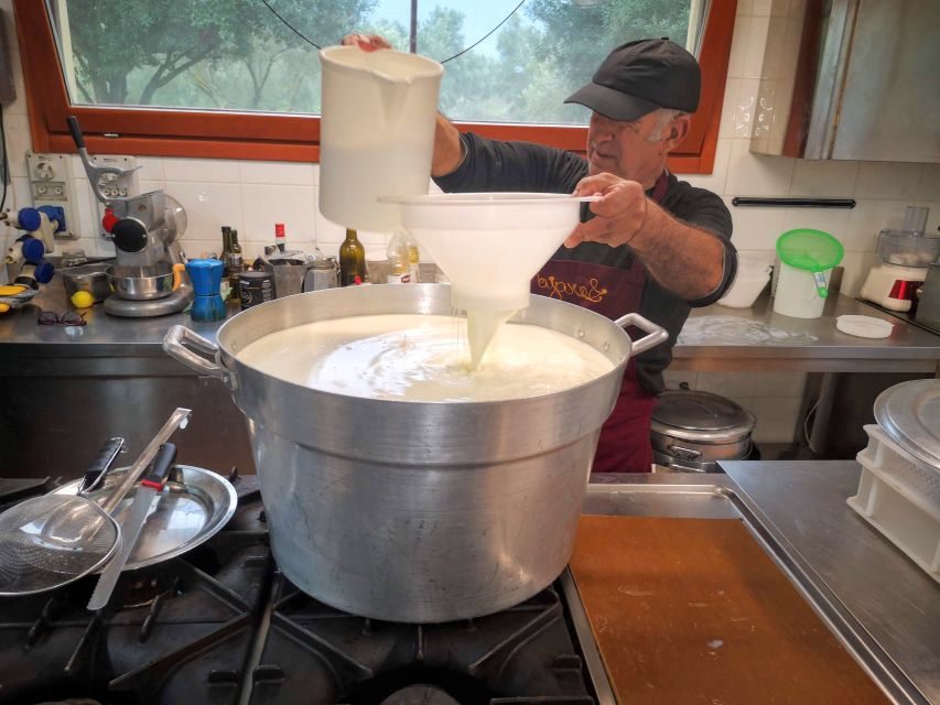 Cheese Making and Tasting Tour from Cagliari with Lunch - Watching pecorino happen: 50 liters to two wheels