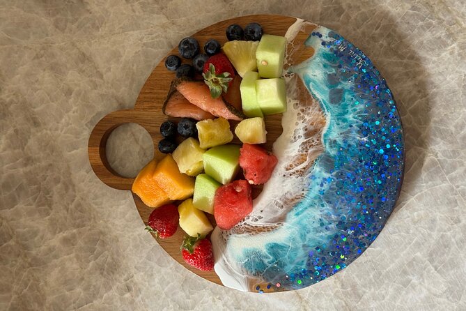 Epoxy Resin Cheese Board Art Class - Tools, PPE, and safety you actually get