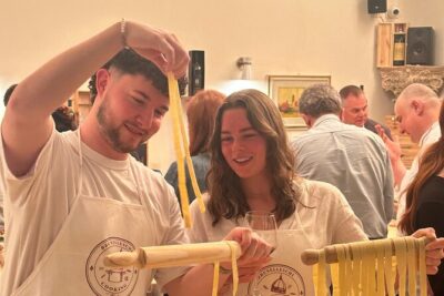 Florence: Flambé Cheese Wheel Truffle Pasta Class & Tiramisù - Your hands-on dough: top flour and a chef-run process