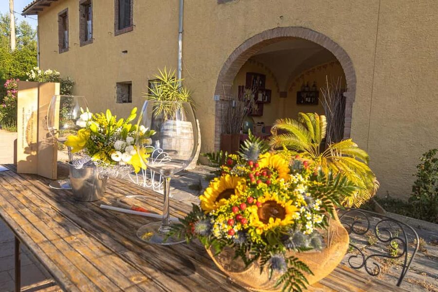 Florence: Secret of Wine and Cheese in a Winery - Arriving at the farmhouse winery: views, cellar, and the cheese room