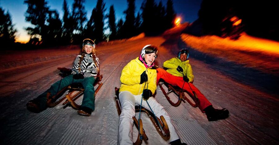 From Interlaken: Night Sledding with Cheese Fondue Dinner - Cheese Fondue Dinner and One Drink: Warm-Up Done the Swiss Way