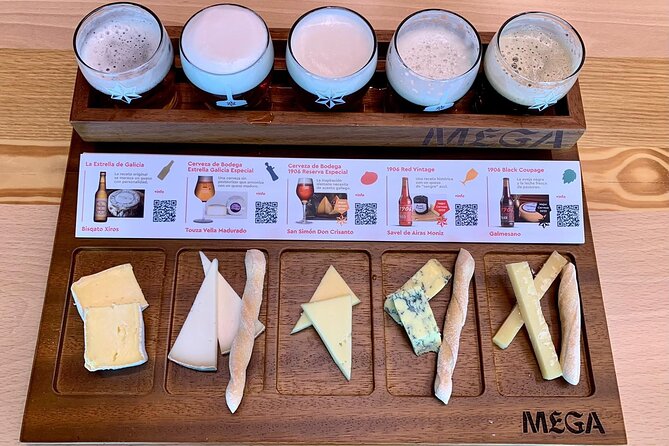 Guided Visit to the Estrella Galicia Museum with Cheese Pairing - What is included in your drink and cheese pairing