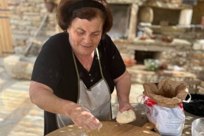 Ios: Cooking Experience with Cheese and Wine Tasting - Cooking a surprise local dish with Thia Froso (and a real process)