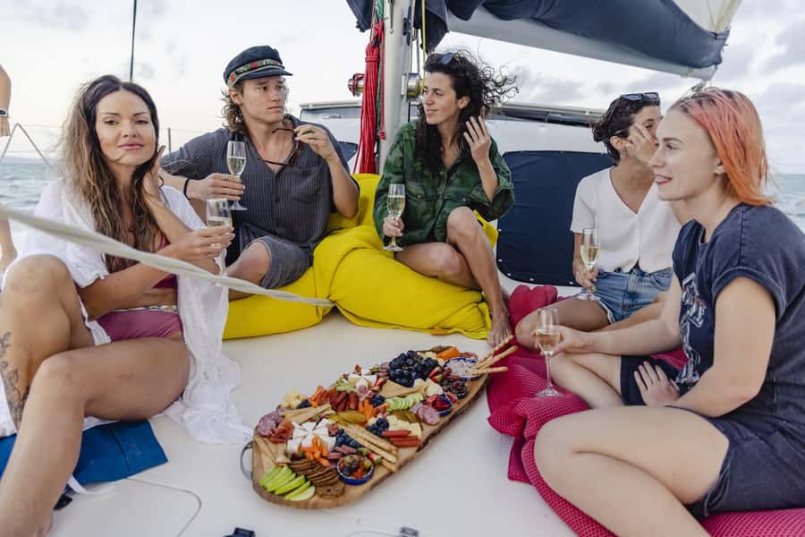 Keppel Islands: Sunset Cruise w/ Cheese Platter & Champagne - Step Aboard: Champagne, Hosts, and That First-Look Feeling