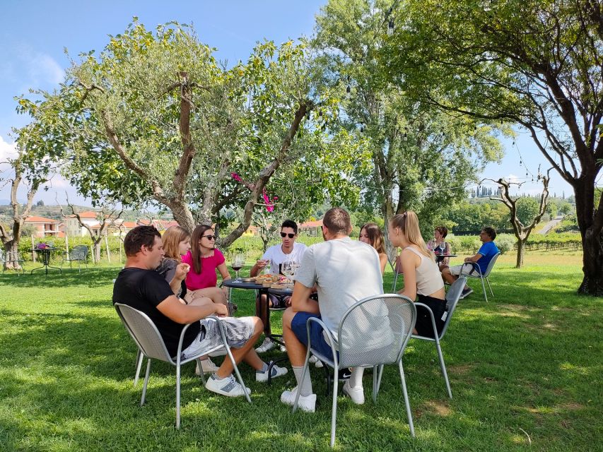 Lazise: Wine Tasting with Charcuterie and Cheese Board - The 3-Wine Flight: Peach Rosé, Green-Apple White, and a Light Local Red