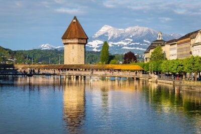 Lucerne CH Experience: Cheese, Chocolate, Chapel Bridge & Château - Chapel Bridge Interior: History You Can Walk Through
