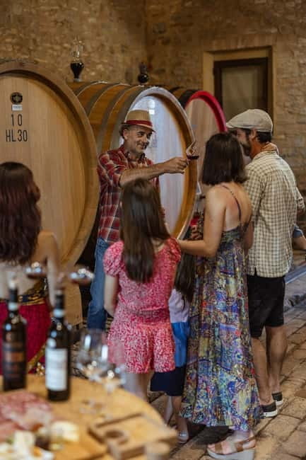 MONTALCINO : Wine Tasting with Tuscan Cold Cuts and Cheese - Vineyard Stroll First: Connecting the Glass to the Vines