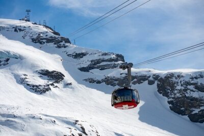Mt. Titlis Glacier & Lucerne Old Town Tour | From Lucerne - Riding Up Mt. Titlis: Prebooked Cableway Saves Your Energy