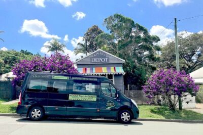 Noosa Hinterland Tour with Lunch, Wine & Cheese Tasting & more - Lake Cootharaba at the start: tea or coffee with big calm views