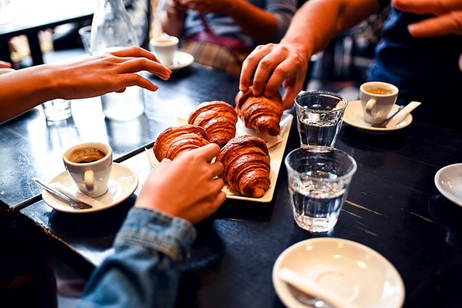 Paris Le Marais Food Tour With 10+ Tastings, Cheese, Wine & More - What you eat first: coffee, croissant, and the baguette lesson