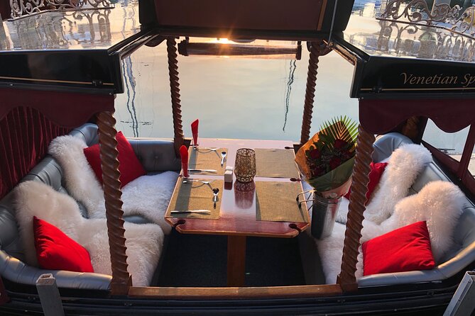 Private, luxury Gold Coast Gondola cruise with cheese & wine - Cheese & wine onboard: what makes the food part worth it