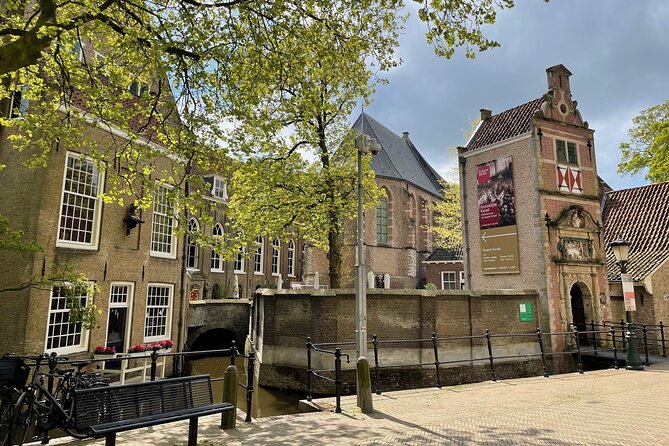 Self-Guided Walking Tour of Gouda: Canals, Colonies, and Cheese - Lage Gouwe stumbling stones: a serious stop done carefully