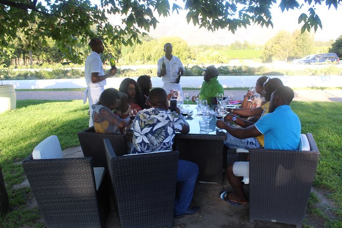 Shared Tour To The Wineries Stellenbosch Paarl + Cheese Tasting from Cape Town - Babylonstoren (2 hours): garden walks plus modern tasting rooms and mountain views