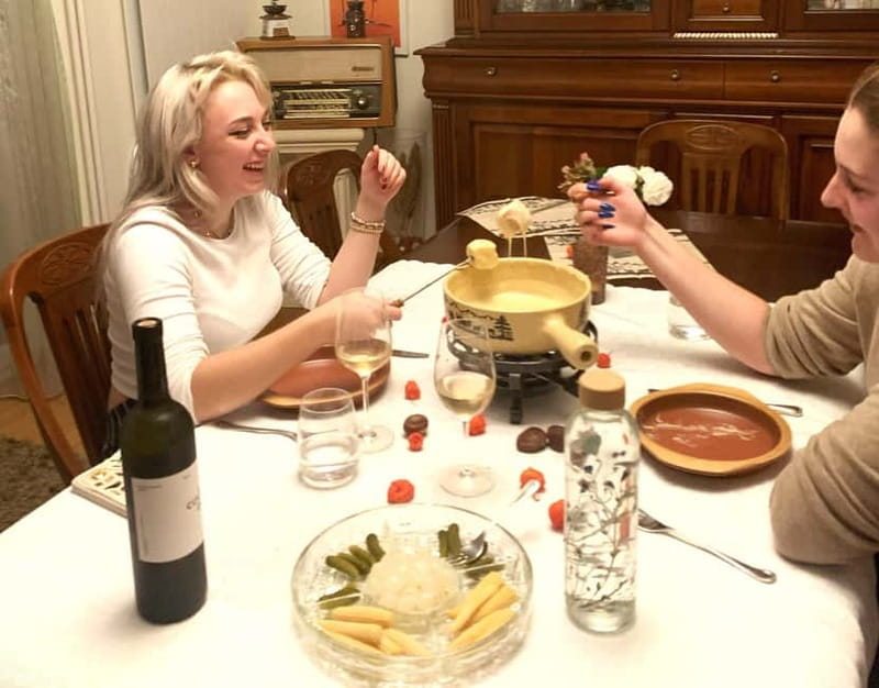 Traditional Swiss Dinner: Cheese Fondue, Appetizers/Dessert - Basel Begins With a Basel Aperitif Spread