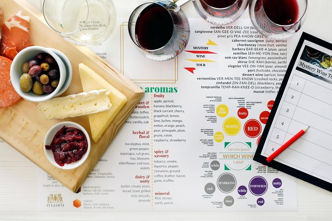 Tulloch Wines- Mystery Wine Tasting Experience with Local Cheese and Charcuterie - Mystery wine tasting at Tulloch Wines: how the game really works