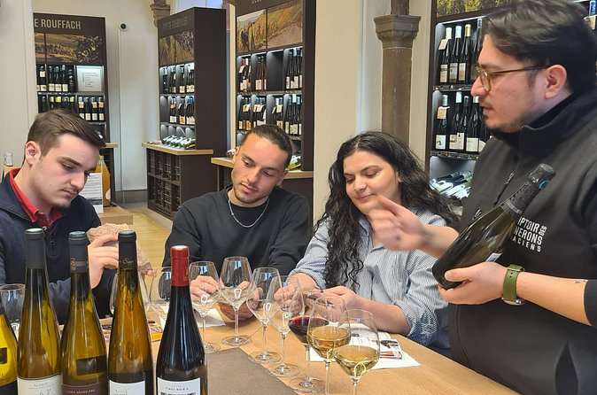 Wine and Cheese Tasting - Language Reality: French and English Options, Plus Accent and Balance