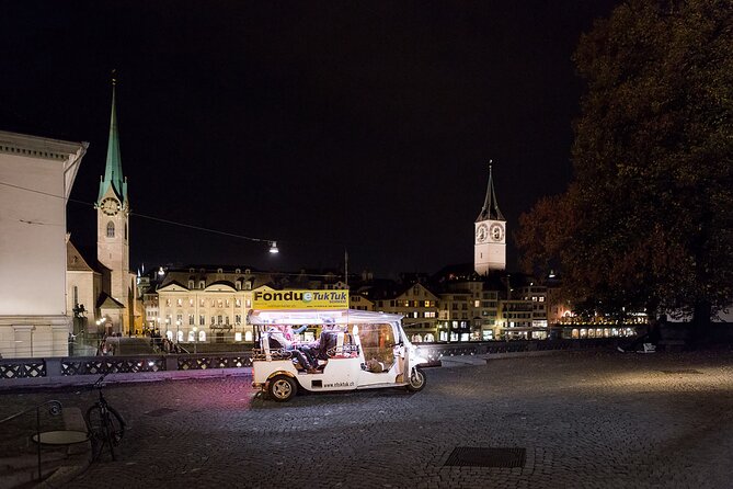 Zurich eTukTuk Private Tour - with Cheese Fondue and Wine - Guides and pacing: why people talk about the narration